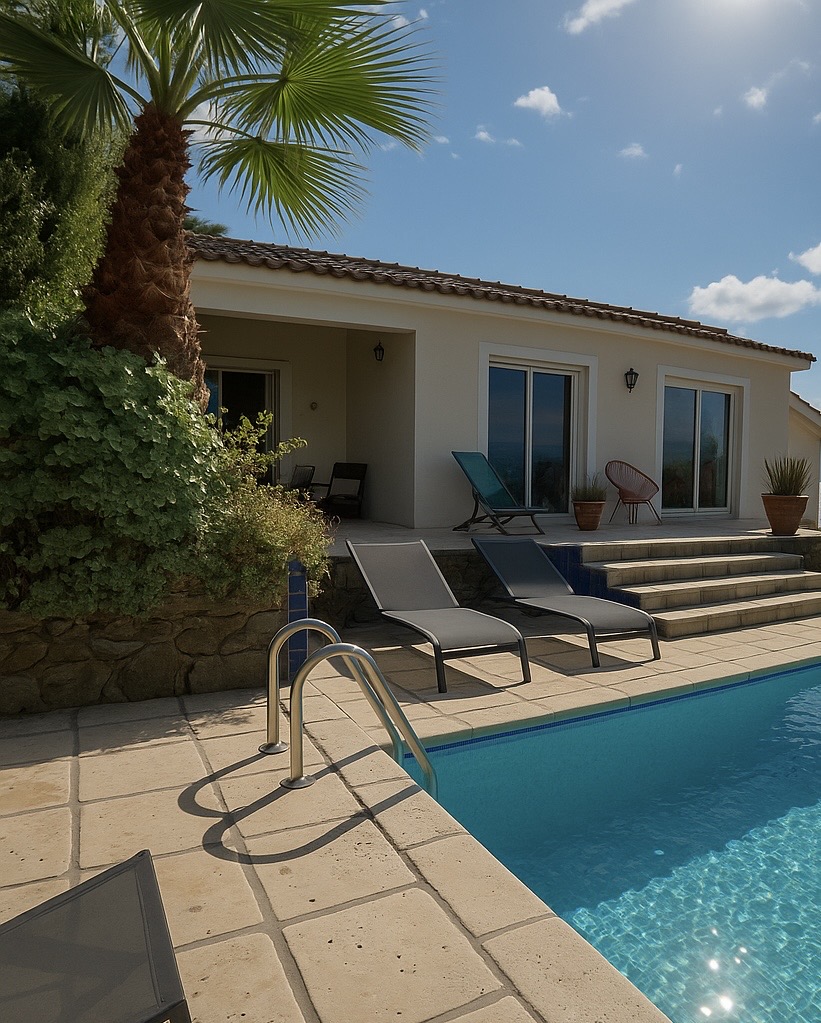 VILLA SAINT FLORENT VUE MER